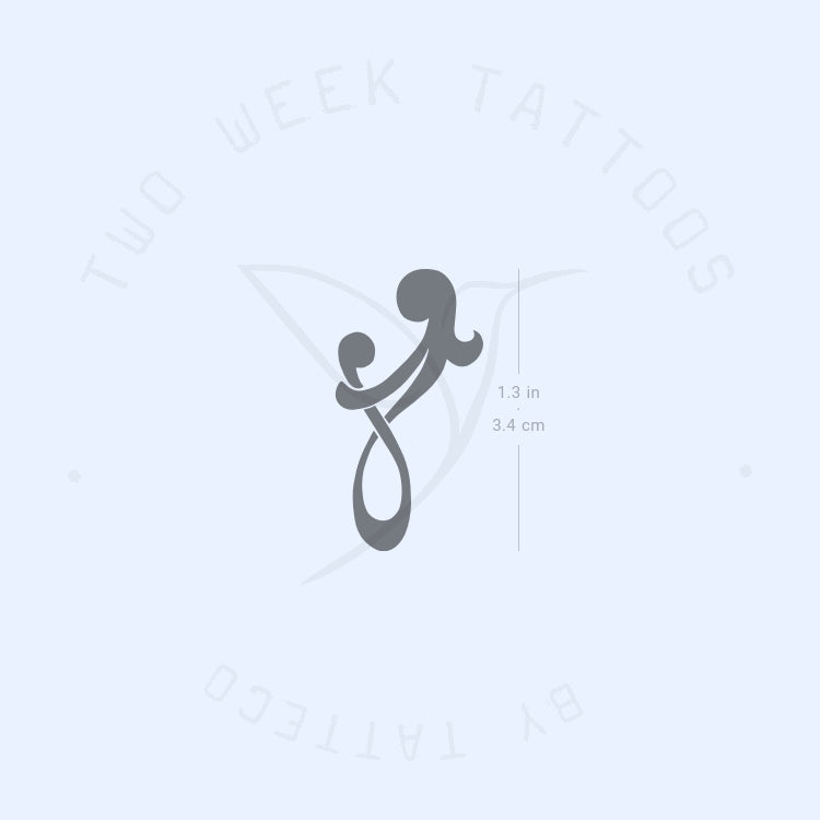 Mother And Son Semi-Permanent Tattoo - Set of 2
