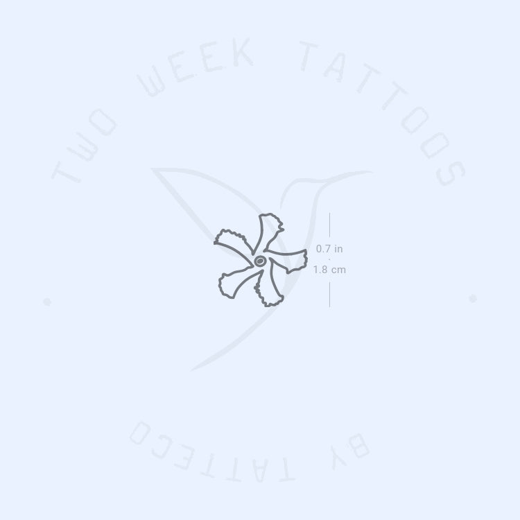 Star Jasmine Semi-Permanent Tattoo - Set of 2