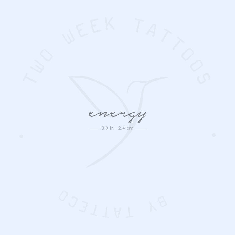 Energy Semi-Permanent Tattoo - Set of 2