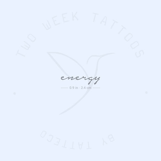 Energy Semi-Permanent Tattoo - Set of 2
