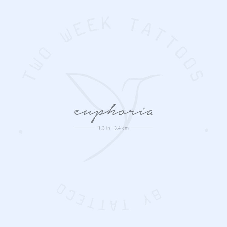 Euphoria Semi-Permanent Tattoo - Set of 2