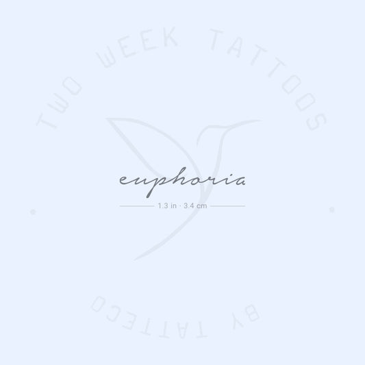 Euphoria Semi-Permanent Tattoo - Set of 2