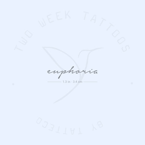 Euphoria Semi-Permanent Tattoo - Set of 2