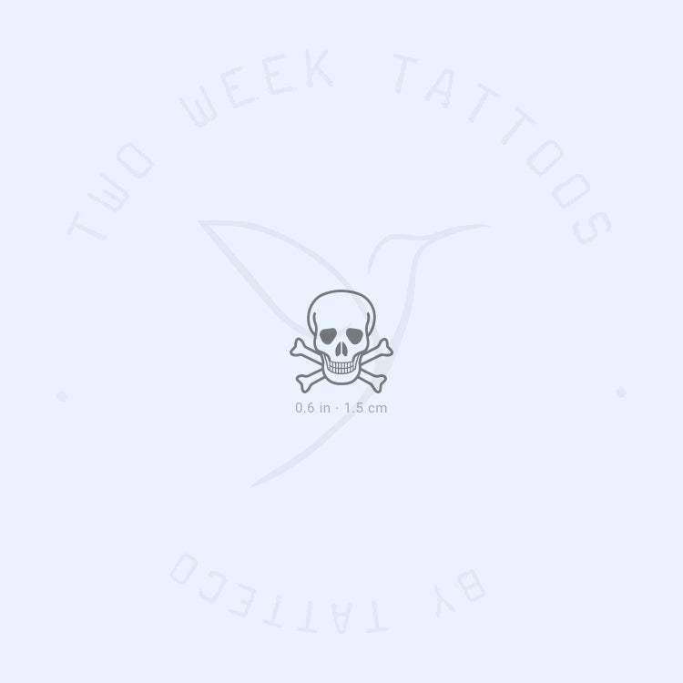 Little Danger Skull Semi-Permanent Tattoo - Set of 2