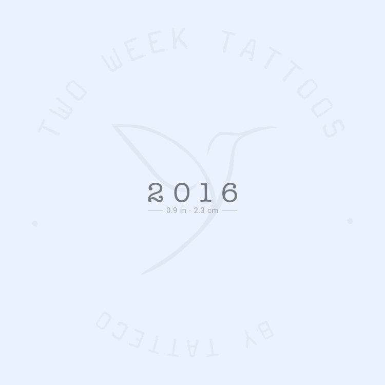 2016 Semi-Permanent Tattoo - Set of 2