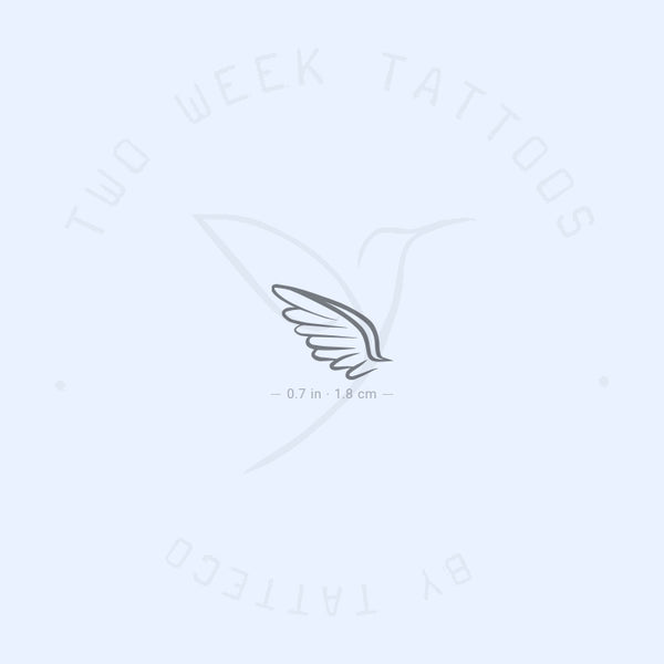 Left Wing Semi-Permanent Tattoo - Set of 2