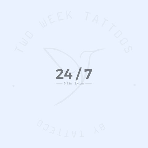24/7 Semi-Permanent Tattoo - Set of 2