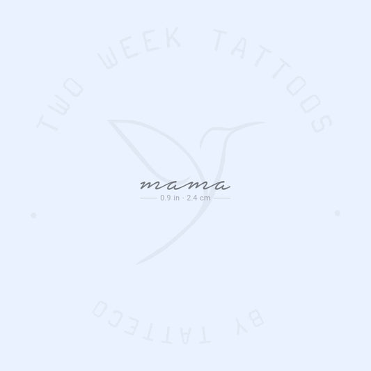 Mama Semi-Permanent Tattoo - Set of 2