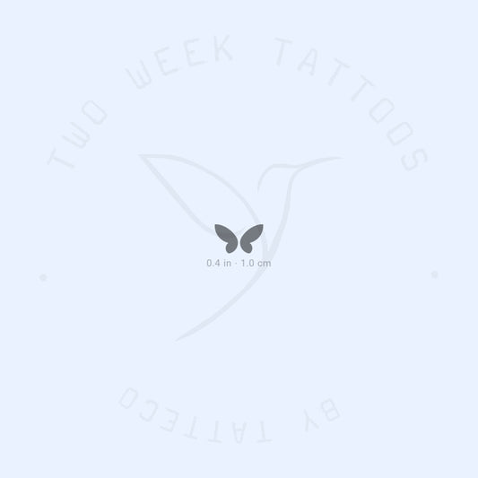 Tiny Golden Butterfly Semi-Permanent Tattoo - Set of 2