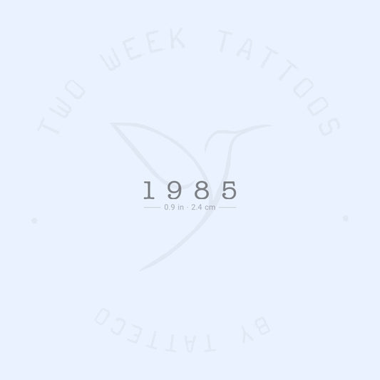 Tatuaje semipermanente de 1985 (juego de 2)