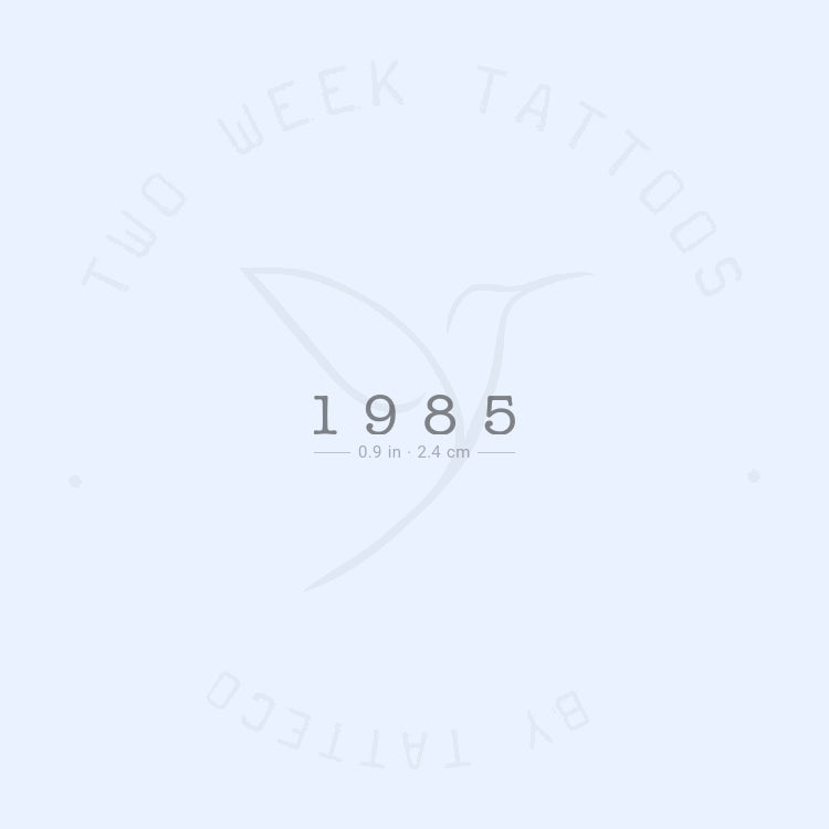 1985 Semi-Permanent Tattoo - Set of 2