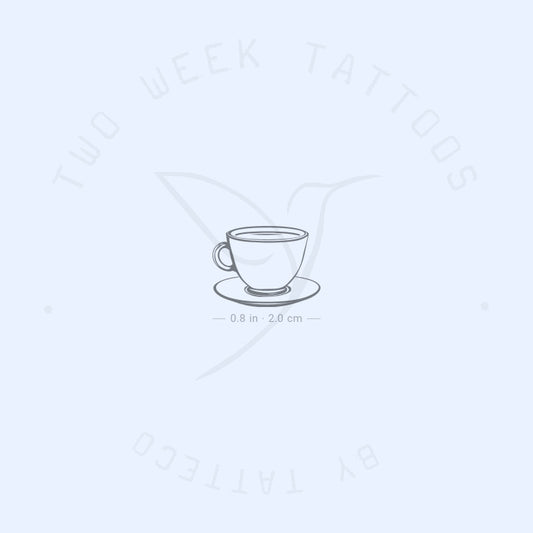 Teacup Semi-Permanent Tattoo - Set of 2
