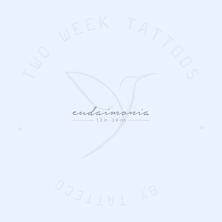 Tatuaje semipermanente Eudaimonia - Juego de 2