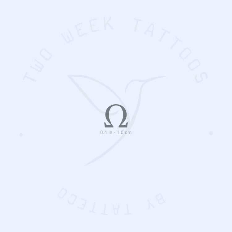 Omega Semi-Permanent Tattoo - Set of 2