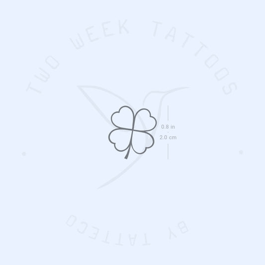 Lucky Clover Semi-Permanent Tattoo - Set of 2