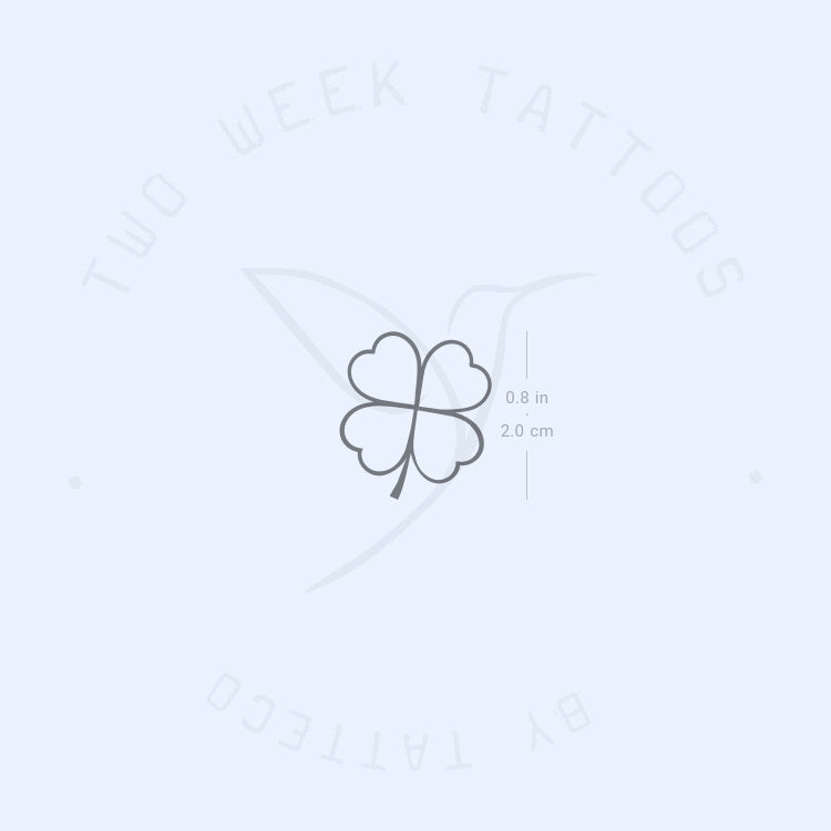 Lucky Clover Semi-Permanent Tattoo - Set of 2