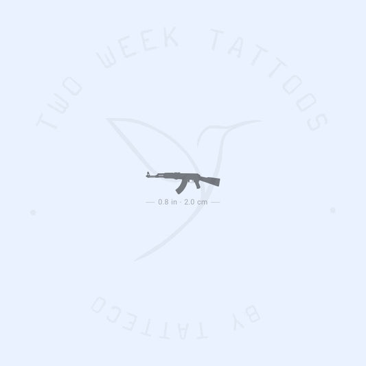 Tatuaje semipermanente AK47 - Juego de 2