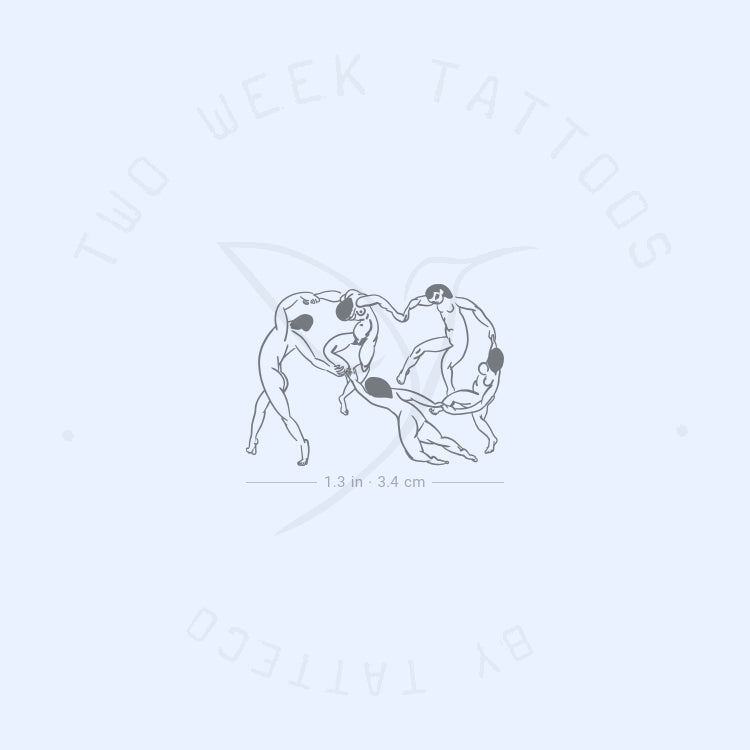 Tatuaje semipermanente de baile - Juego de 2