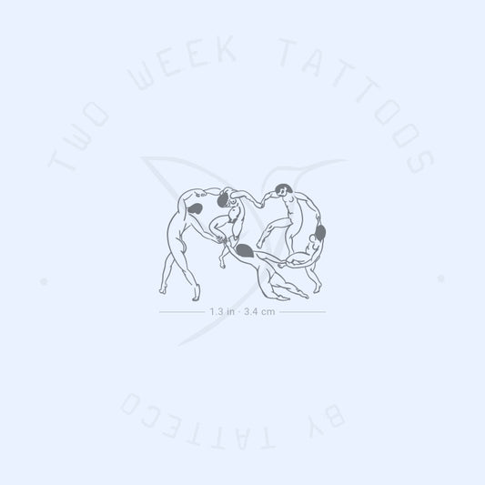Tatuaje semipermanente de baile - Juego de 2