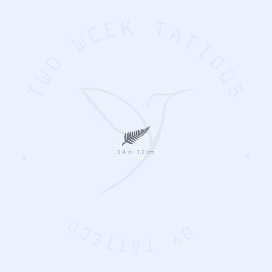 Tatuaje semipermanente de helecho diminuto - Juego de 2