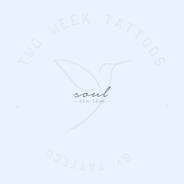 Soul Semi-Permanent Tattoo - Set of 2