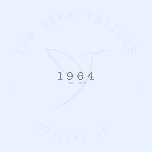 1964 Semi-Permanent Tattoo - Set of 2