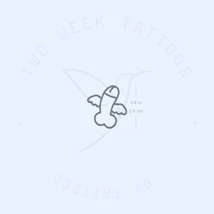 Flying Penis Semi Permanent Tattoo Set Of 2 Tatteco Flying Penis Semi Permanent Tattoo Set Of 2 Tatteco