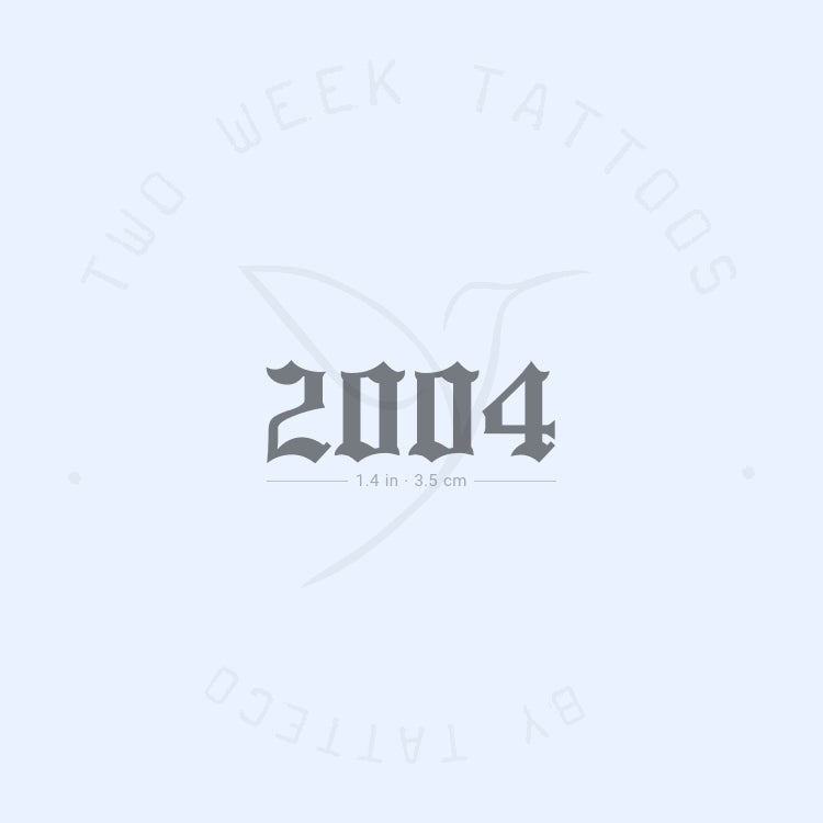 Tatuaje semipermanente gótico 2004 - Juego de 2
