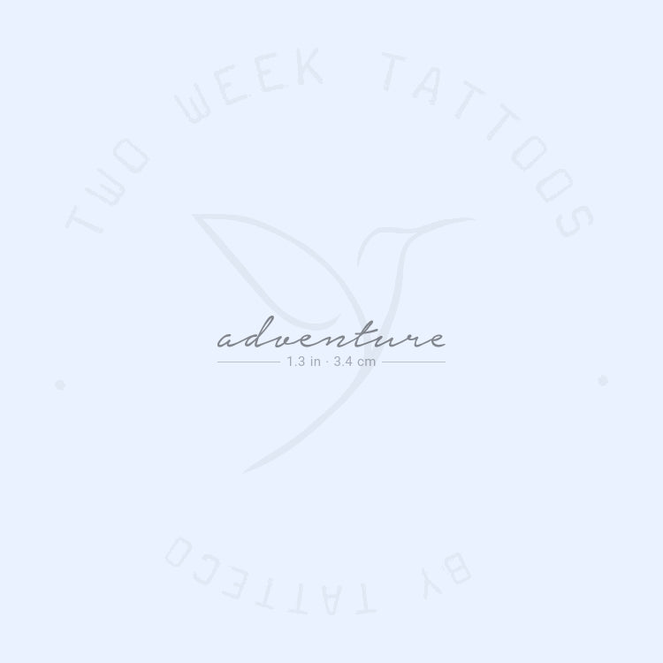 Tatuaje semipermanente de aventura - Juego de 2