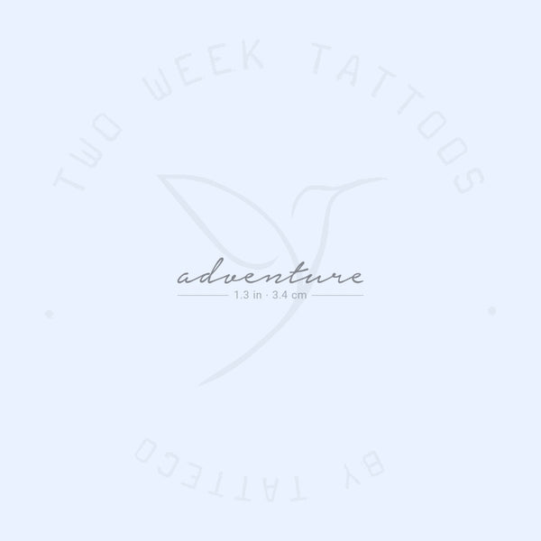 Adventure Semi-Permanent Tattoo - Set of 2