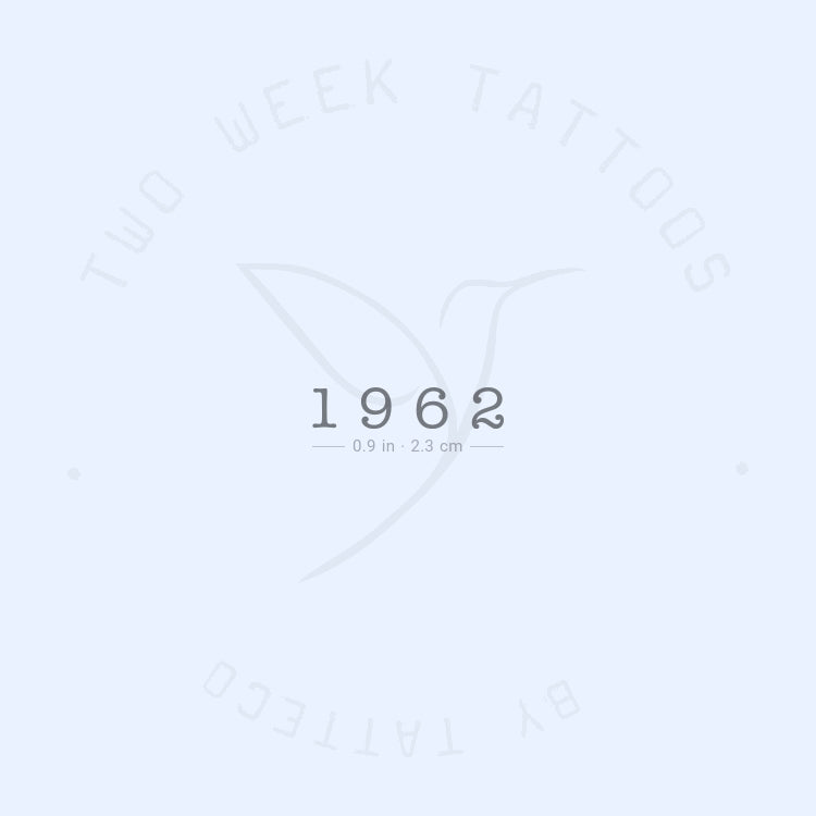 Tatuaje semipermanente de 1962 - Juego de 2