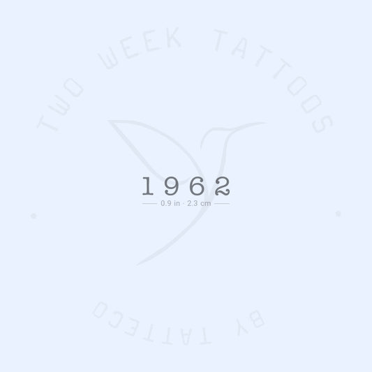 1962 Semi-Permanent Tattoo - Set of 2