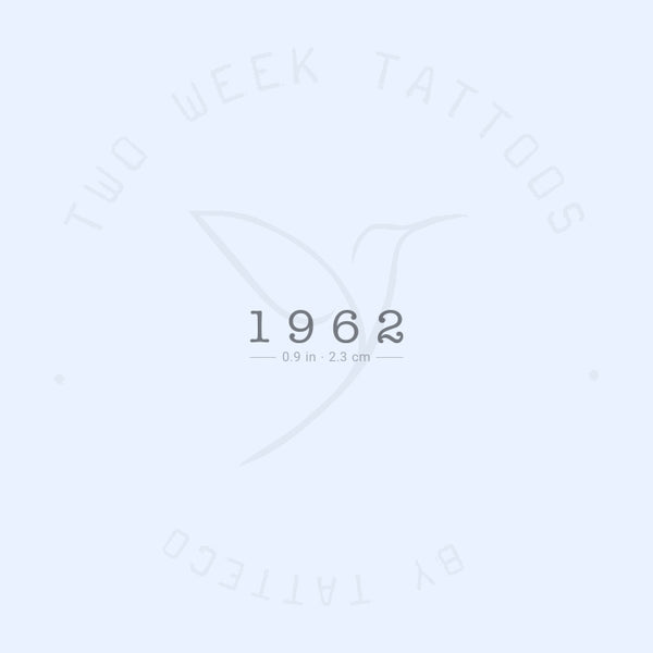 1962 Semi-Permanent Tattoo - Set of 2