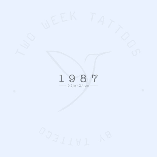 1987 Semi-Permanent Tattoo - Set of 2