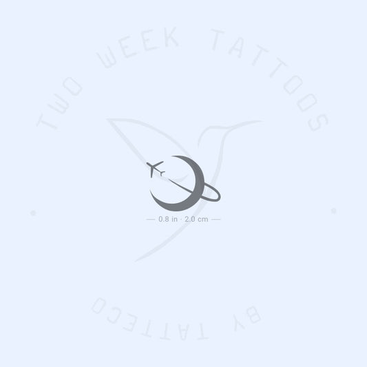 Around The Crescent Semi-Permanent Tattoo - Set of 2