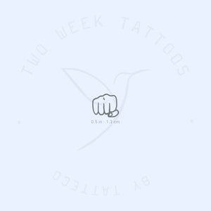 Knuckle Semi-Permanent Tattoo - Set of 2