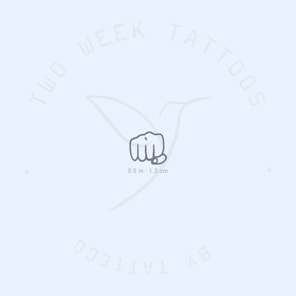 Knuckle Semi-Permanent Tattoo - Set of 2