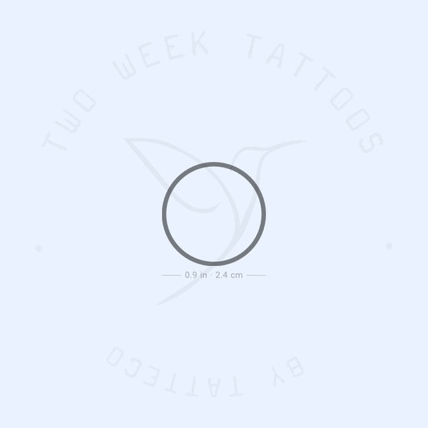 Circle Semi-Permanent Tattoo - Set of 2