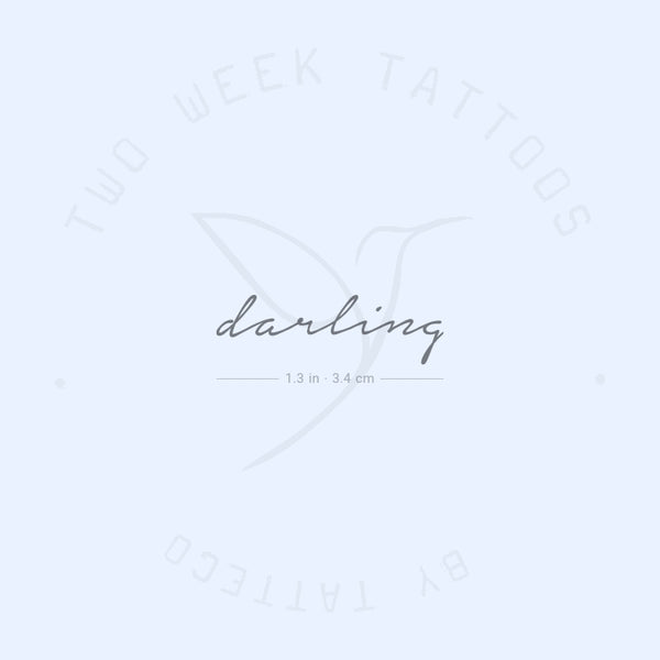 Darling Semi-Permanent Tattoo - Set of 2