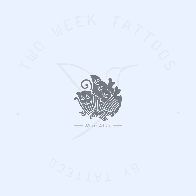 Agehanochō Semi-Permanent Tattoo - Set of 2