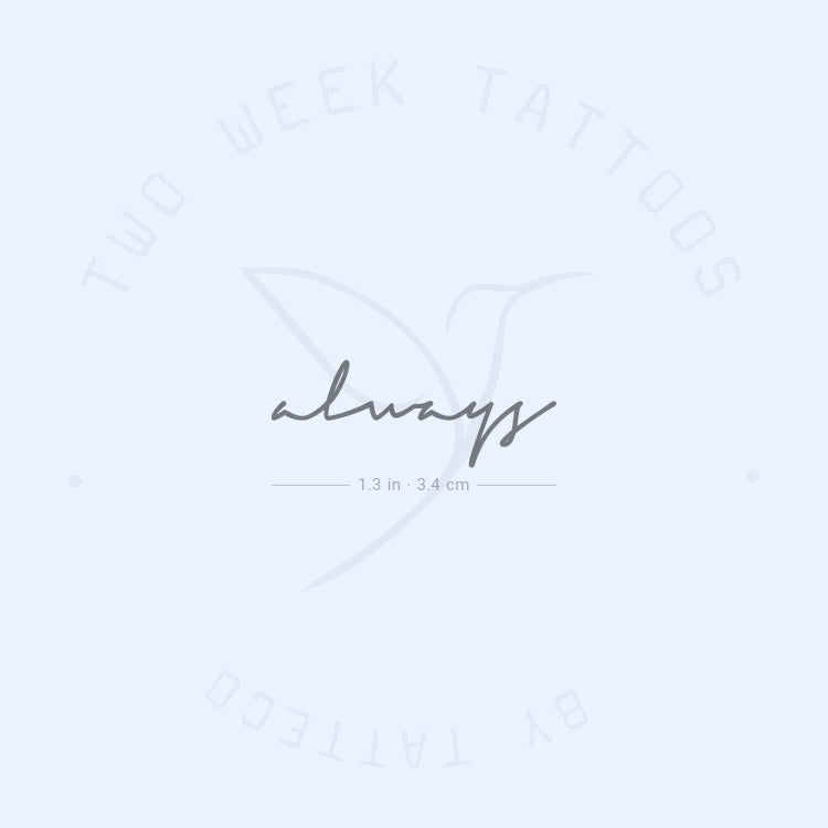 Always Semi-Permanent Tattoo - Set of 2