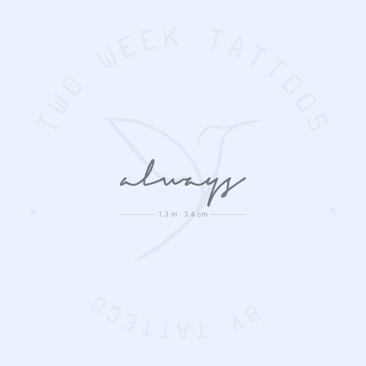 Always Semi-Permanent Tattoo - Set of 2