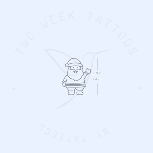 Santa Claus Semi-Permanent Tattoo - Set of 2