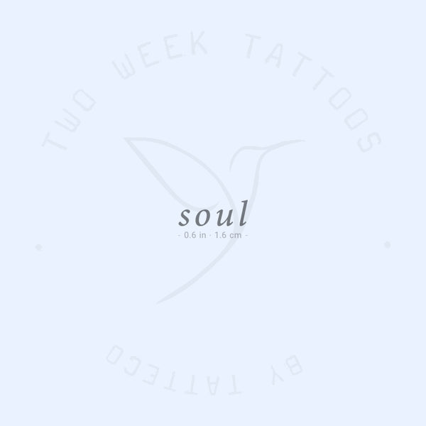 Soul Semi-Permanent Tattoo - Set of 2