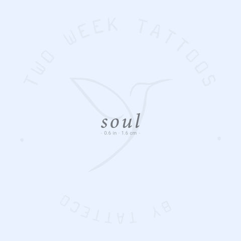 Soul Semi-Permanent Tattoo - Set of 2