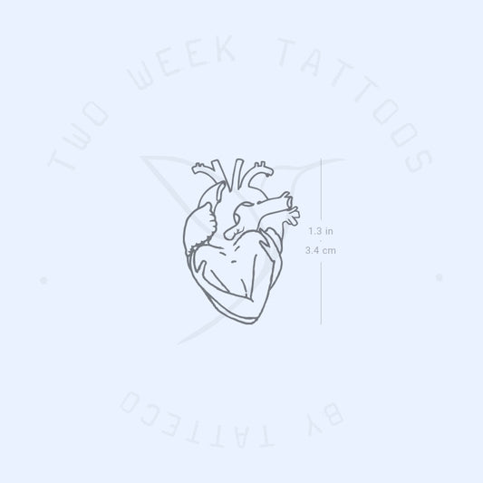 Heart Hug Semi-Permanent Tattoo - Set of 2