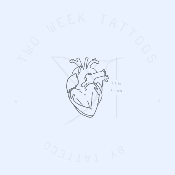 Heart Hug Semi-Permanent Tattoo - Set of 2
