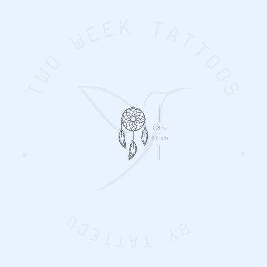 Tiny Dreamcatcher Semi-Permanent Tattoo - Set of 2