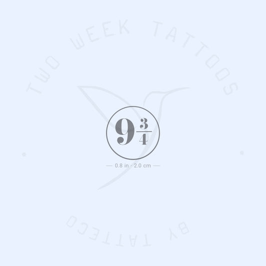 Tatuaje semipermanente de 9 3/4 - Juego de 2