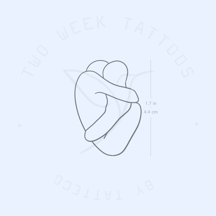 Anatomical Hug Semi-Permanent Tattoo - Set of 2